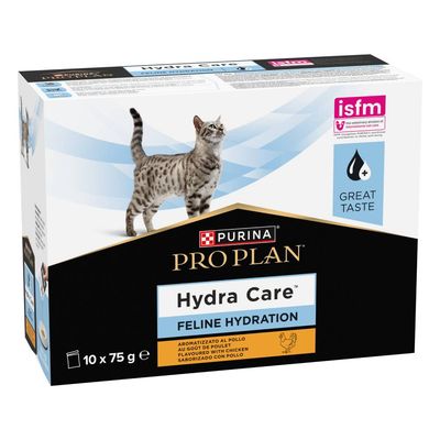 Purina Pro Plan Veterinary Diet Hydra Care Per Gatti Adulti Multipack 10X75Gr Pollo