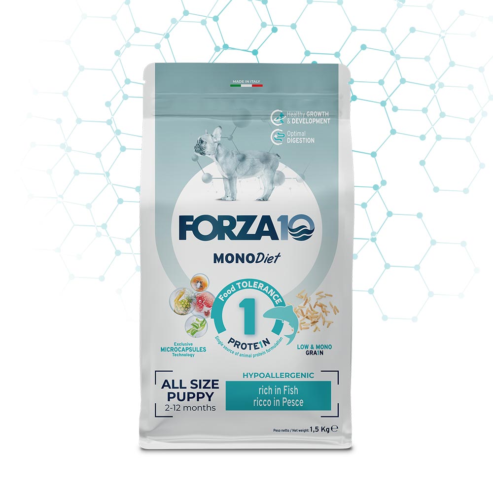 Forza10 - Forza 10 Diet Cibo Per Cani Puppy Gusto Pesce 1,5Kg - Animalmania Store