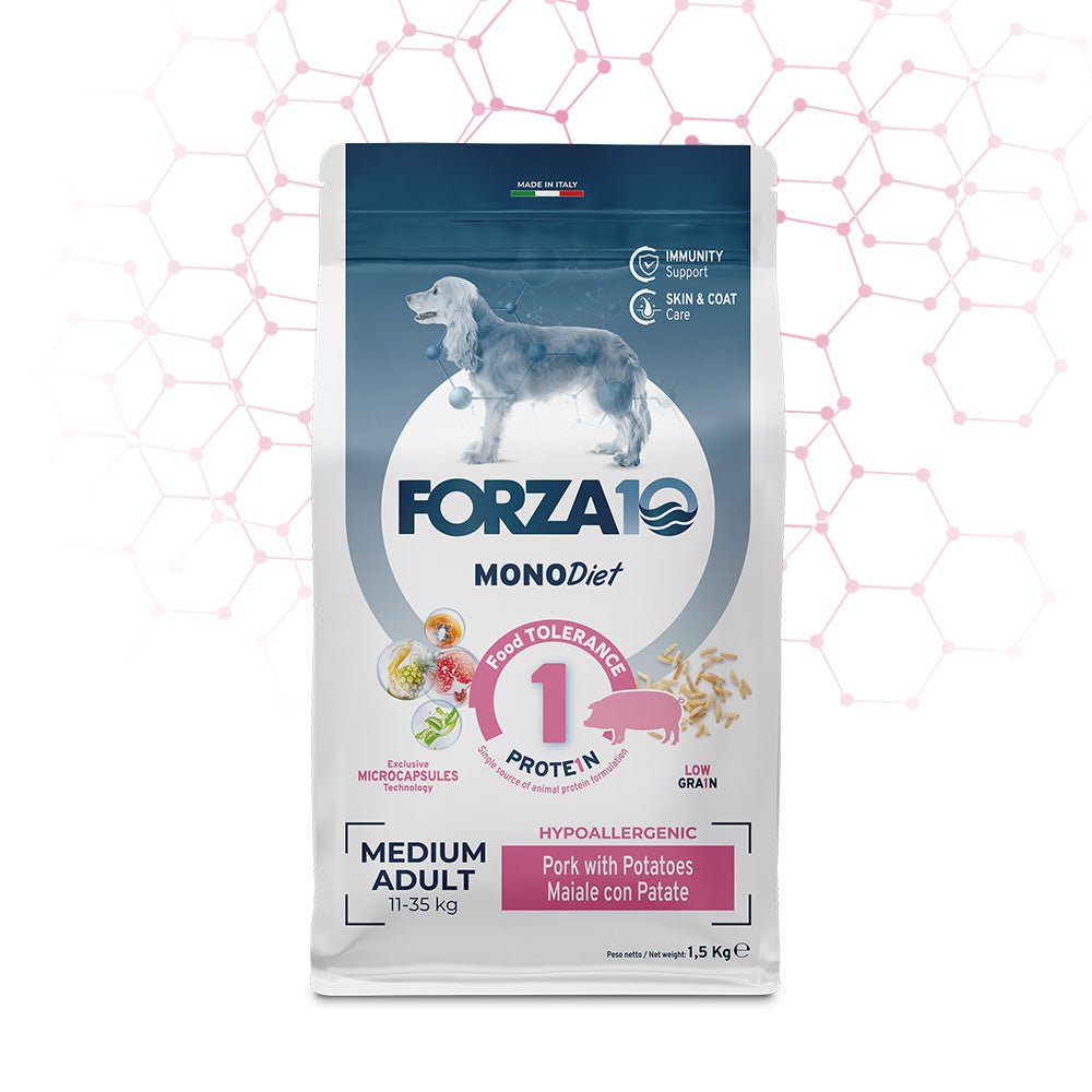 Forza10 - Forza10 Diet Cibo Per Cani Medium Gusto Maiale e Patate - Animalmania Store