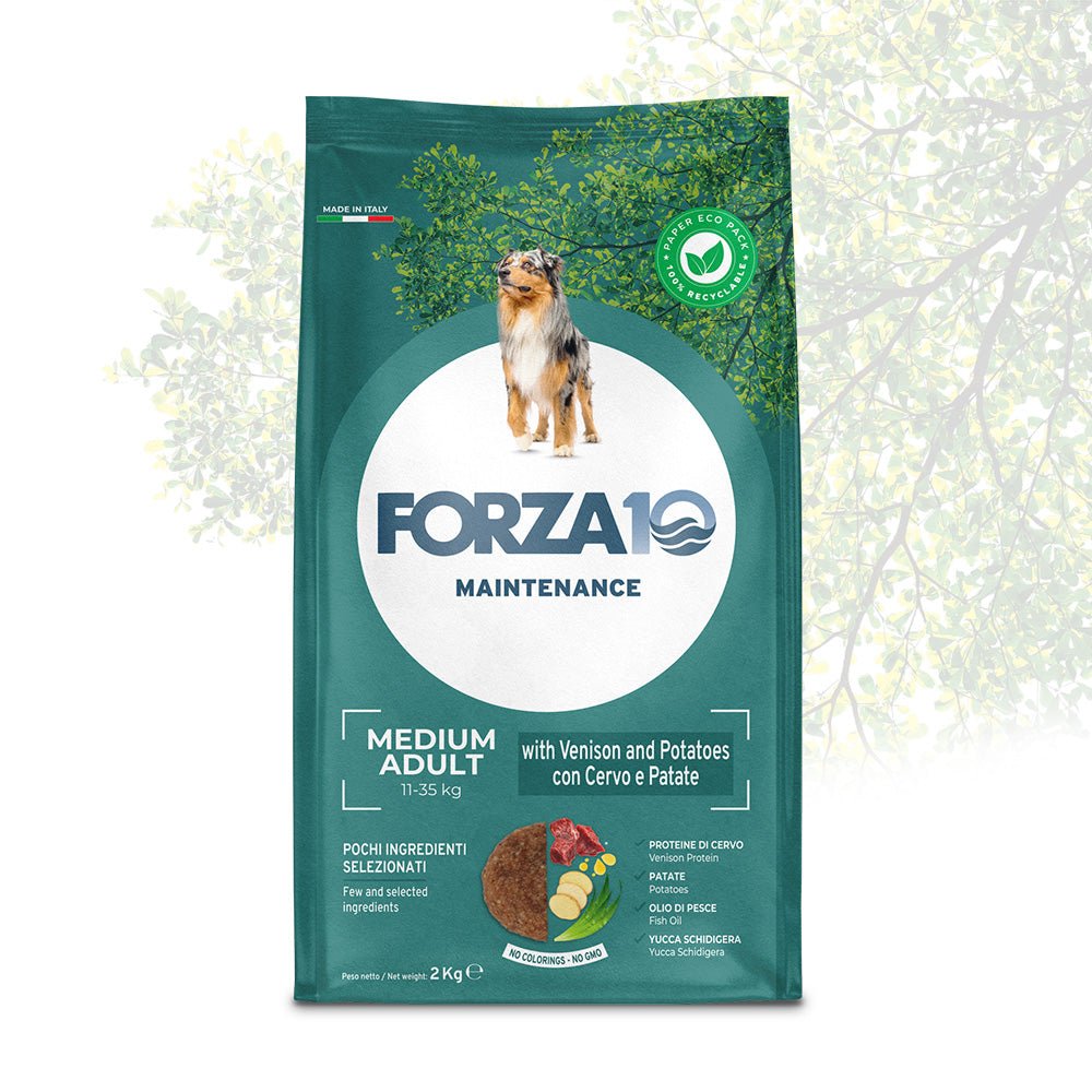 Forza10 - Forza 10 Cane adulto medio crocchette cervo - Animalmania Store