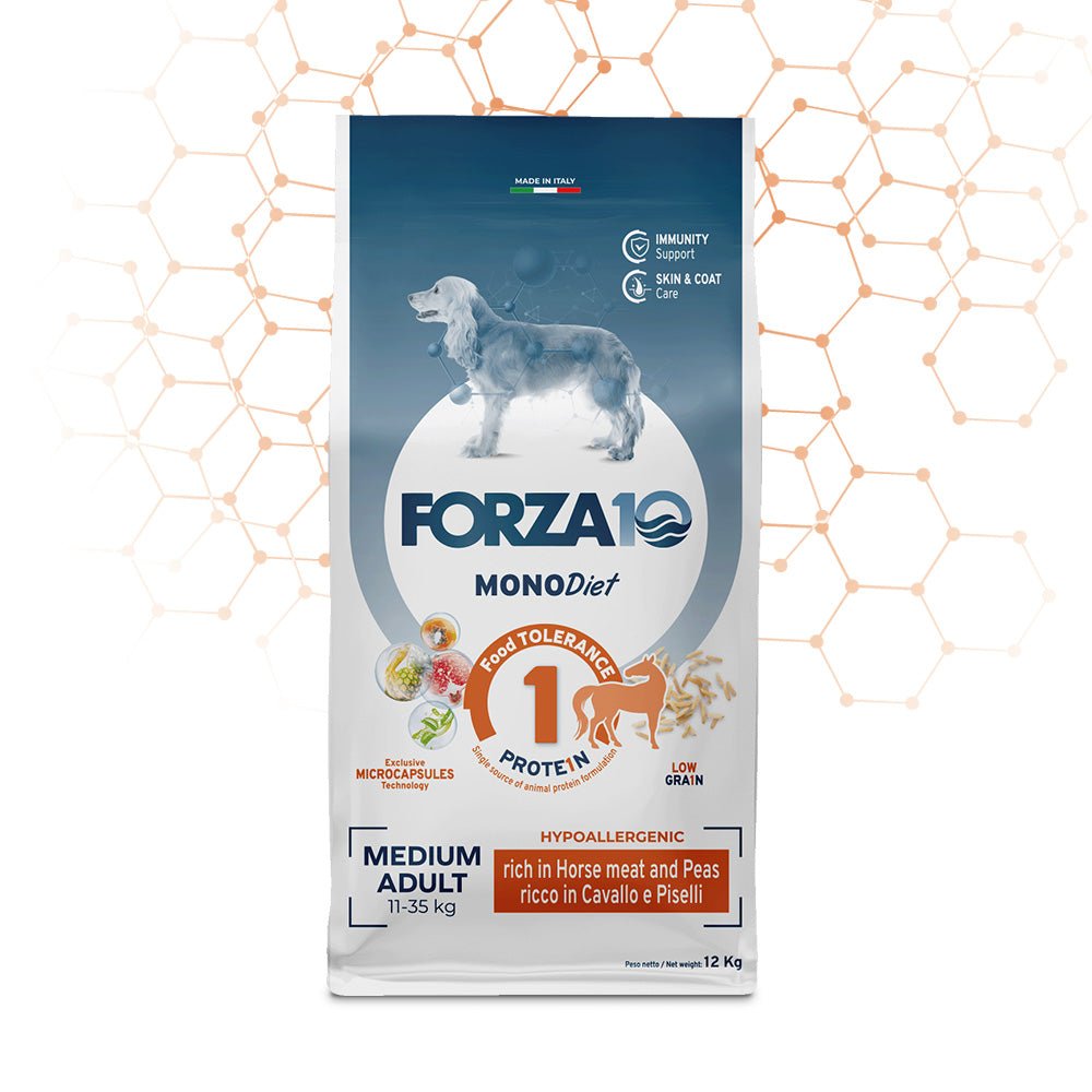 Forza10 - Forza10 Diet Low Grain Cibo Per Cani Medium Gusto Cavallo - Animalmania Store