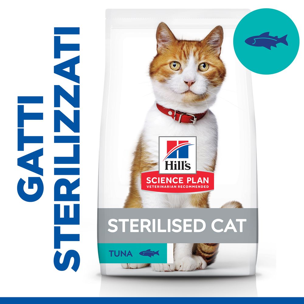 Hill's Science Plan - Hill's Science Plan Sterilised Adult alimento per gatti con tonno - Animalmania Store