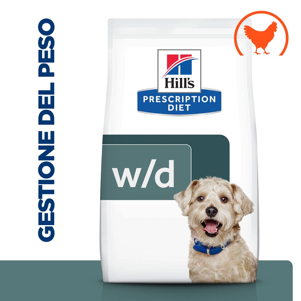 Hill's Science Plan - Hill's PRESCRIPTION DIET w/d alimento per cani con pollo - Animalmania Store
