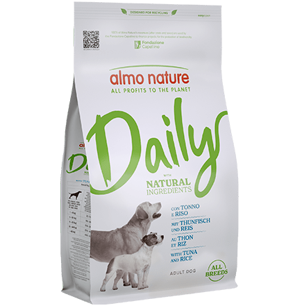 Almo Nature - Almo Nature Daily Per Cani Tonno/Riso - Animalmania Store