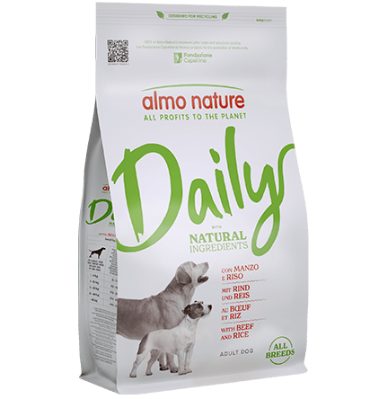 Almo Nature - Almo Nature Daily Per Cani Con Manzo E Riso - Animalmania Store