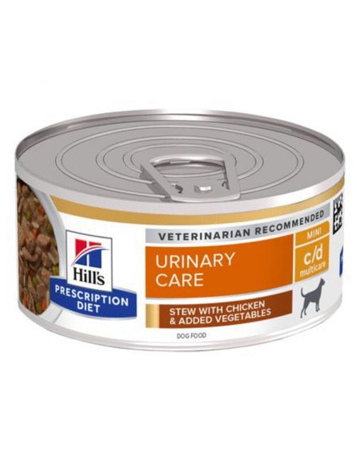 Hill's Prescription Diet - Hill'S Prescription Cane C/D Pollo E Verdure Lattina 156G Multipack 24 pezzi - Animalmania Store