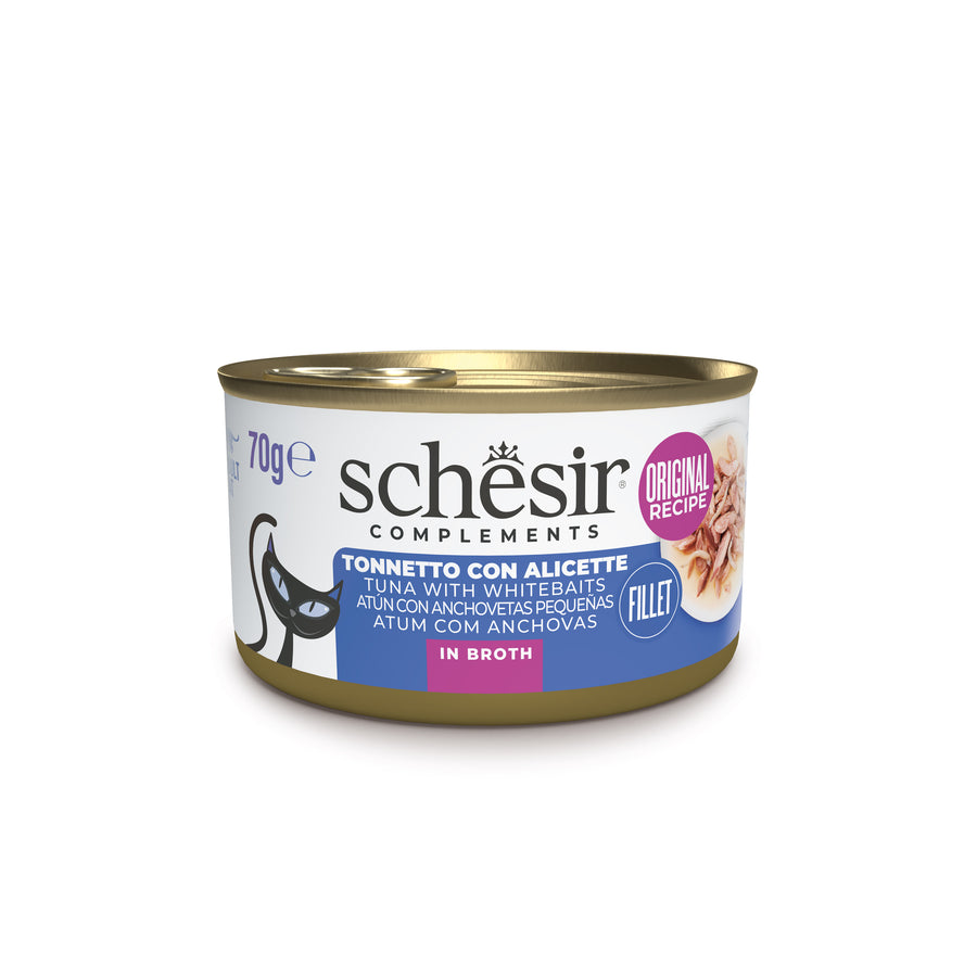 Schesir Gatto Latt. 70G Filetti  In Brodo