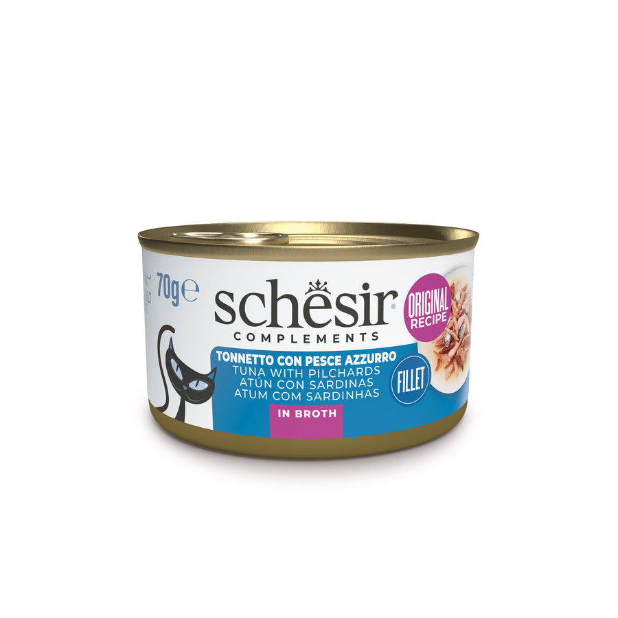 Schesir Gatto Latt. 70G Filetti  In Brodo