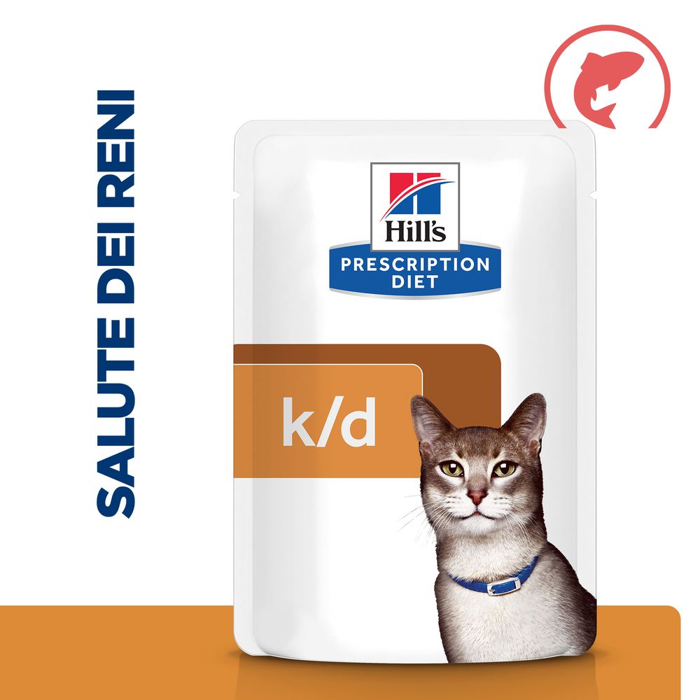 Hill's Science Plan - Hill's Prescription Diet k/d alimento per gatti con salmone - Animalmania Store