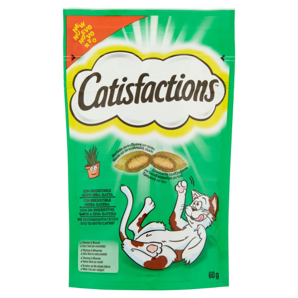 CATISFACTION - Catisfaction Snack Gatto 60Gr - Animalmania Store