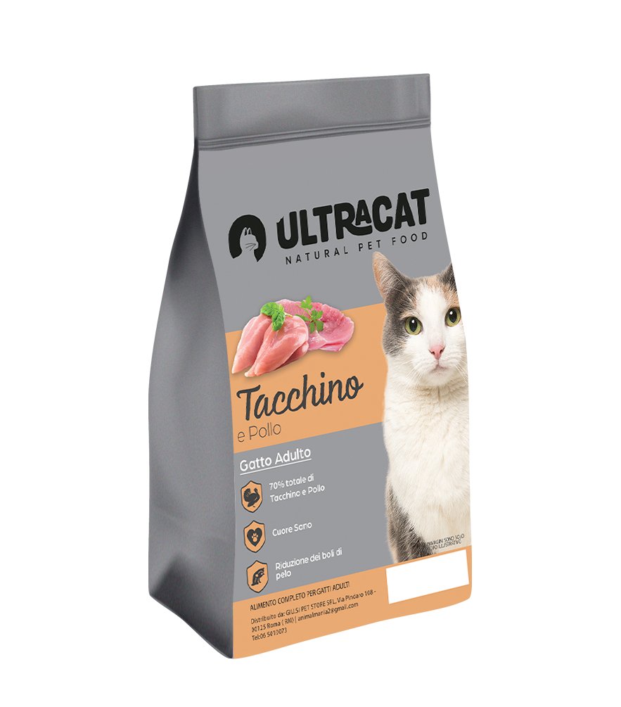 Ultracat - Ultracat Gatto Adulto Tacchino e Pollo - Animalmania Store