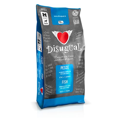 Disugual - Disugual Cane Adult Medium Pesce - Animalmania Store