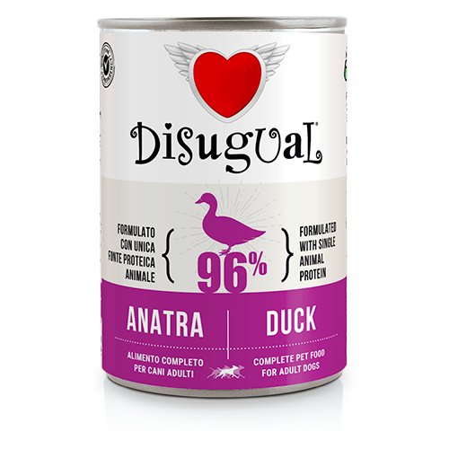 Disugual - Disugual Cane Monoproteico 400 Gr - Animalmania Store