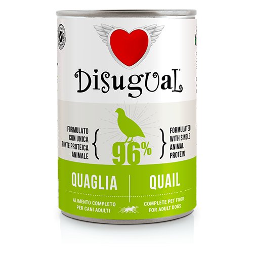 Disugual - Disugual Cane Monoproteico 400 Gr - Animalmania Store