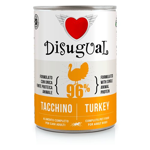 Disugual - Disugual Cane Monoproteico 400 Gr - Animalmania Store