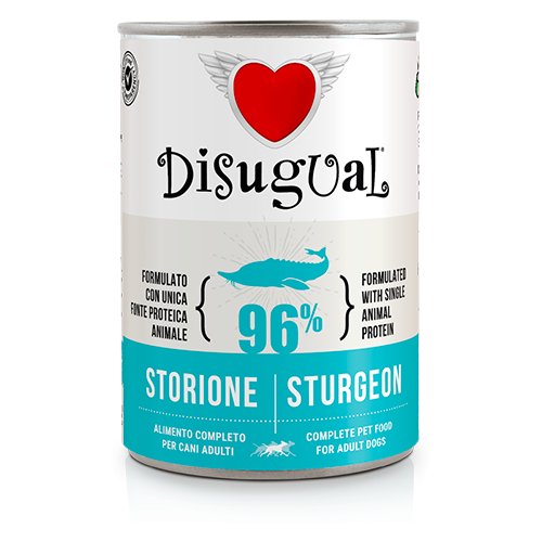 Disugual - Disugual Cane Monoproteico 400 Gr - Animalmania Store