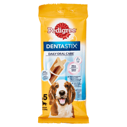 Pedigree - Pedigree Dentastix Snack Per Igiene Orale Cane Medio 5 Pezzi - Animalmania Store