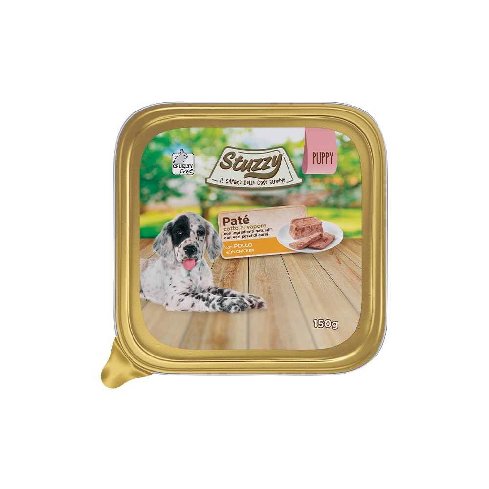 Stuzzy Puppy Vaschetta . 150G Patè