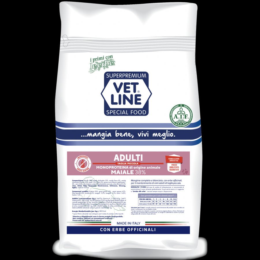 VetLine - Vet Line Adulti Taglia Piccola 800gr - Animalmania Store