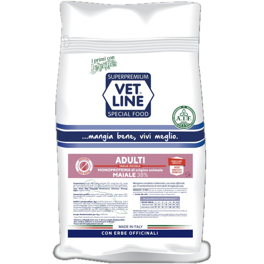 VetLine - Vet Line Adulti Taglia Piccola 800gr - Animalmania Store