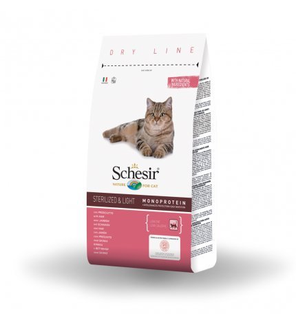 Schesir - Agras Schesir Gatto Adult Sterilized & Light Low Fat 1.5kg - Animalmania Store