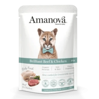 Amanova - Amanova Cibo Per Gatto Pouch Beef&Chicken 85G - Animalmania Store