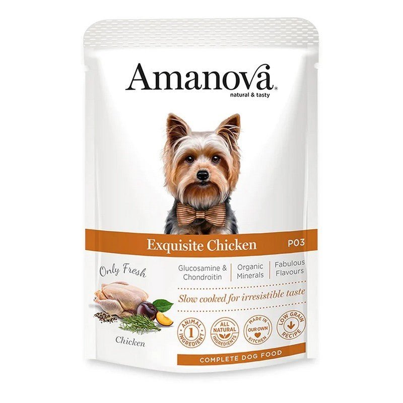 Amanova - Amanova Busta Pollo Low Grain 300gr - Animalmania Store