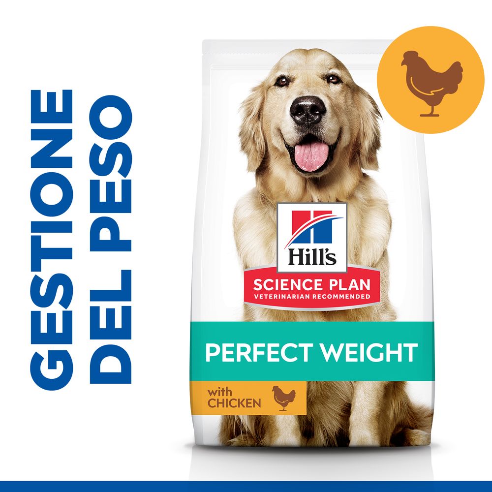 Hill's Science Plan - Hill's Science Plan Perfect Weight Large Breed Adult Alimento per Cani con Pollo - Animalmania Store