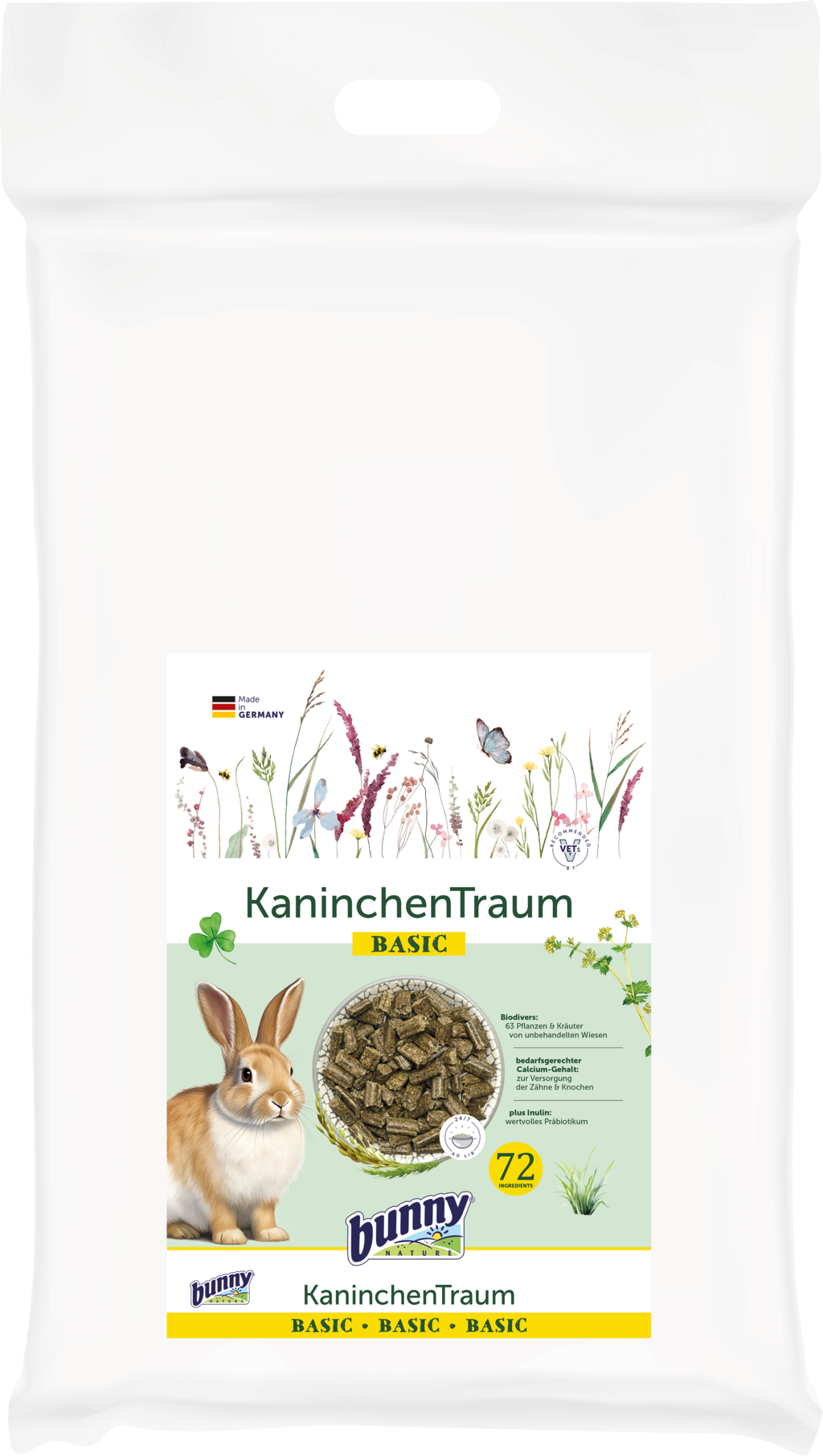 Bunny Sogno per Conigli Basic 4 kg, sacco