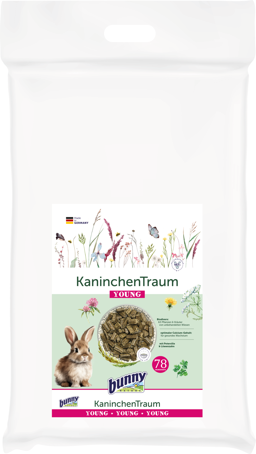 Bunny Sogno per Conigli Young 4 kg, sacco