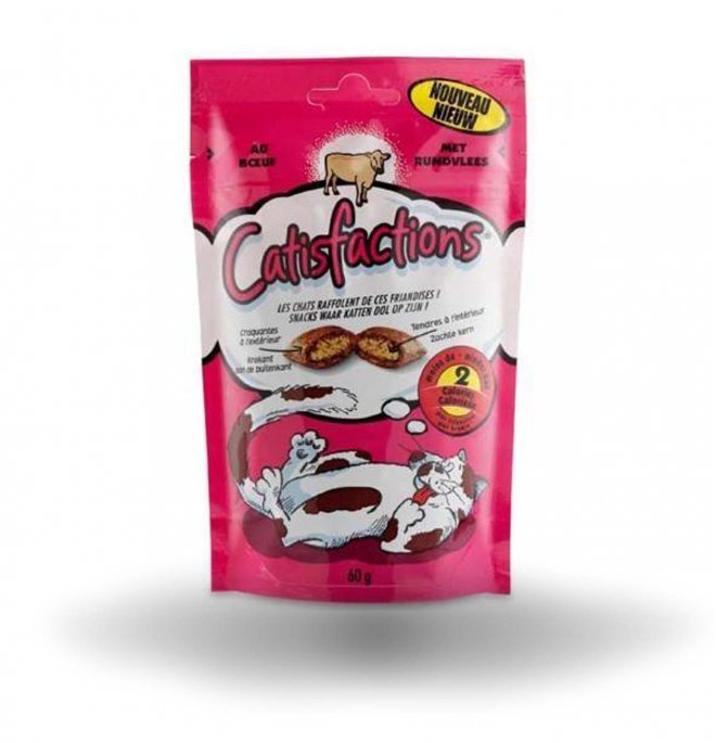 CATISFACTION - Catisfaction Snack Gatto 60Gr - Animalmania Store