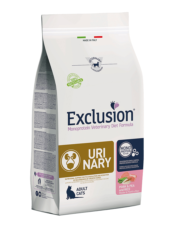 Exclusion - Exclusion Mp Diet Formula Ga Urinary Pork & Pea And Rice - Animalmania Store