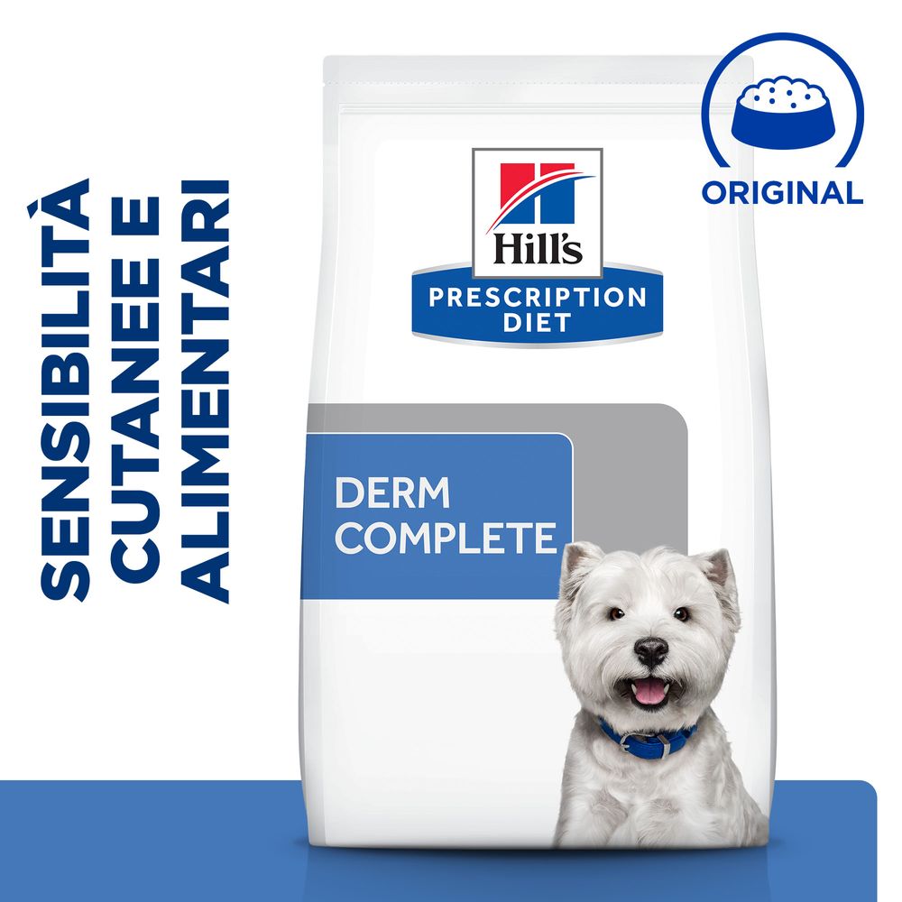 Hill's Science Plan - Hill's PRESCRIPTION DIET Derm Complete Mini alimento per cani - Animalmania Store