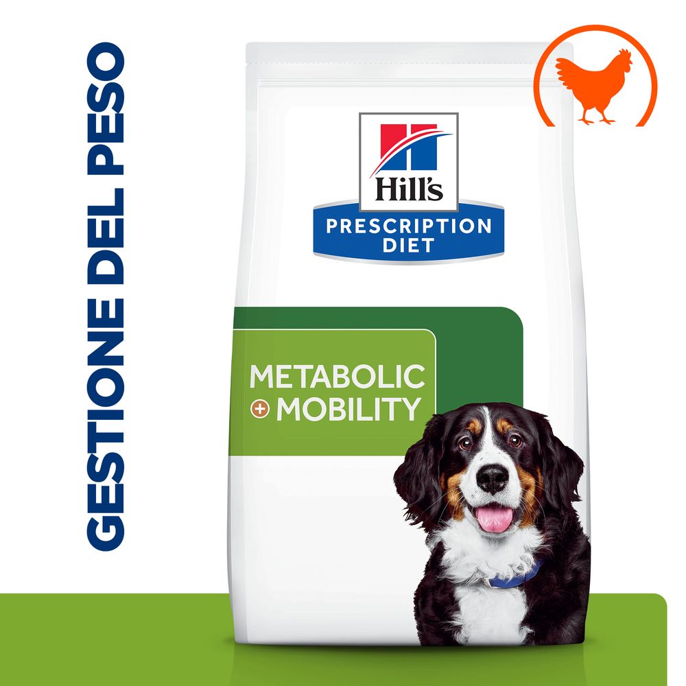 Hill's Science Plan - Hill's PRESCRIPTION DIET Metabolic + Mobility alimento per cani con pollo - Animalmania Store