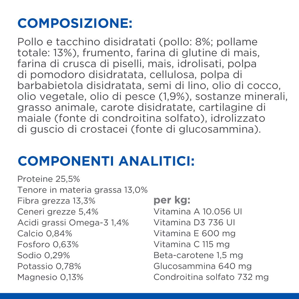 Hill's Science Plan PERFECT WEIGHT & ACTIVE MOBILITY LARGE BREED ADULT ALIMENTO PER CANI con POLLO