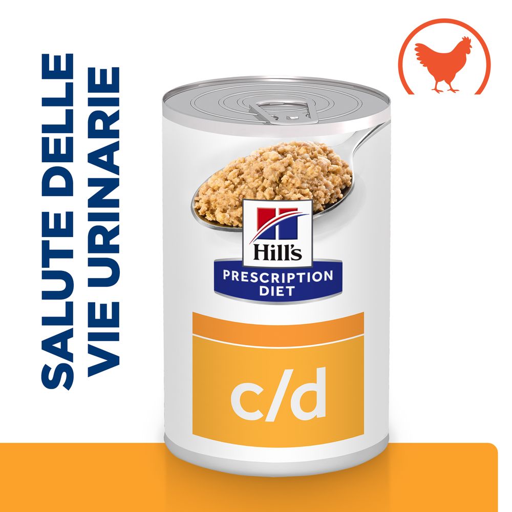 Hill's Science Plan - Hill's PRESCRIPTION DIET c/d Multicare alimento per cani con pollo Patè Multipack 370grx12 - Animalmania Store