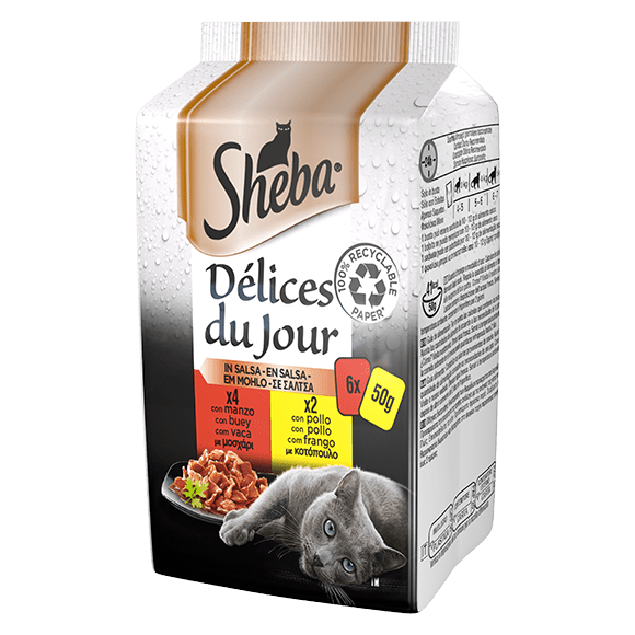 Sheba - Sheba® Délices Du Jour In Salsa 6X50G - Animalmania Store