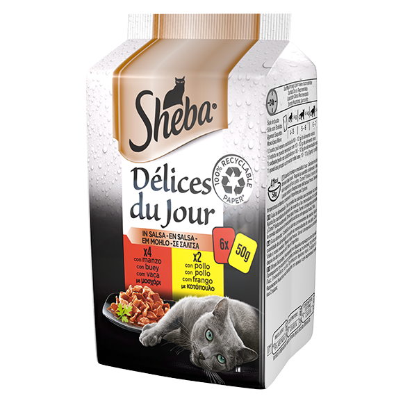 Sheba® Délices Du Jour In Salsa 6X50G