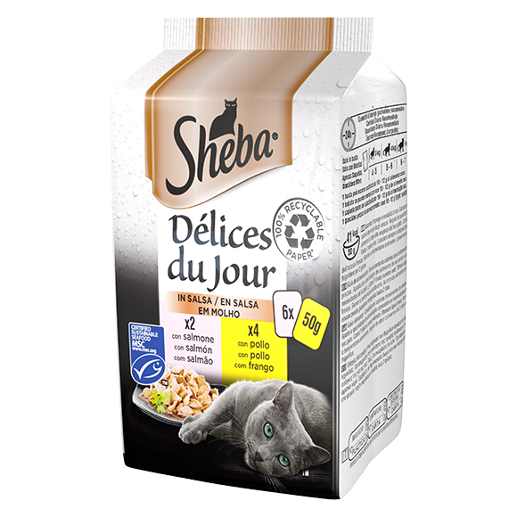 Sheba® Délices Du Jour In Salsa 6X50G