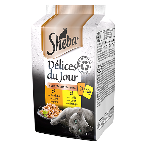 Sheba® Délices Du Jour In Salsa 6X50G