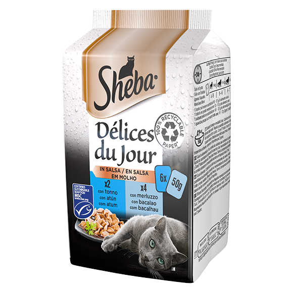 Sheba® Délices Du Jour In Salsa 6X50G