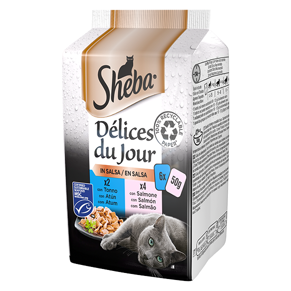 Sheba® Délices Du Jour In Salsa 6X50G