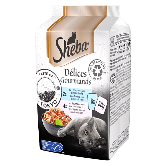 Sheba - Sheba® Delices Gourmands Taste Of Tokyo 6X50G - Animalmania Store