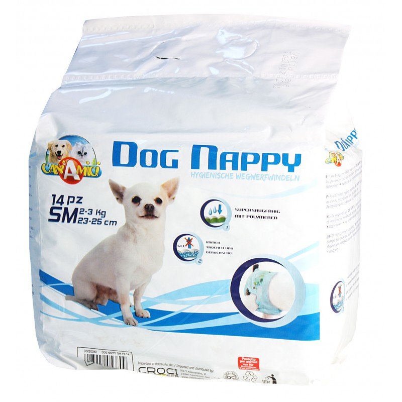 Croci - Croci - Dog Nappy Small Pannolini 14 Pz - Animalmania Store