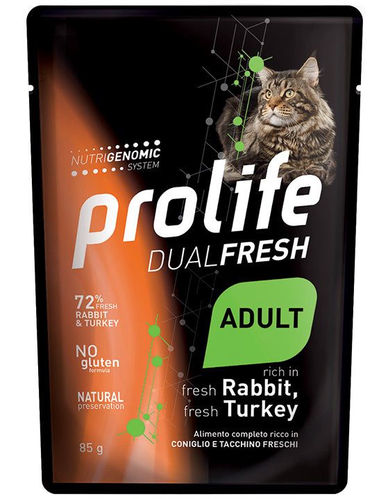 Prolife Gatto Dual Fresh Bustina 85g