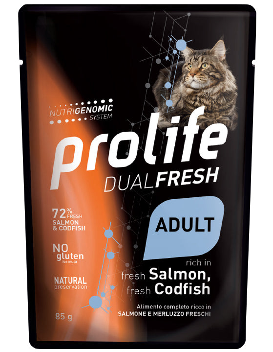 Prolife Gatto Dual Fresh Bustina 85g