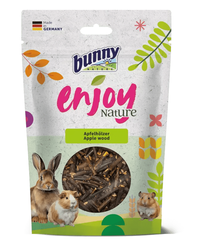 Bunny - Bunny Enjoy Nature Legno Di Melo 100Gr X6 - Animalmania Store