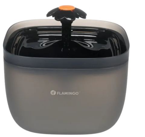Fontanella Flowie Quadrato Nero