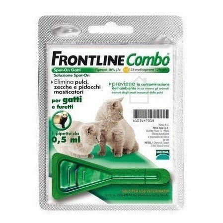 Frontline - Frontline Combo Spot-On Gatti E Furetti 1 Pipetta 0,5 Ml - Animalmania Store