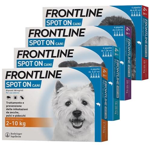 Frontline - Frontline Spot Cani 2-10 Kg 4 Pipette Ml 0.67 - Animalmania Store